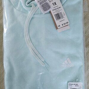 Mint Green Adidas Hooded Sweatshirt